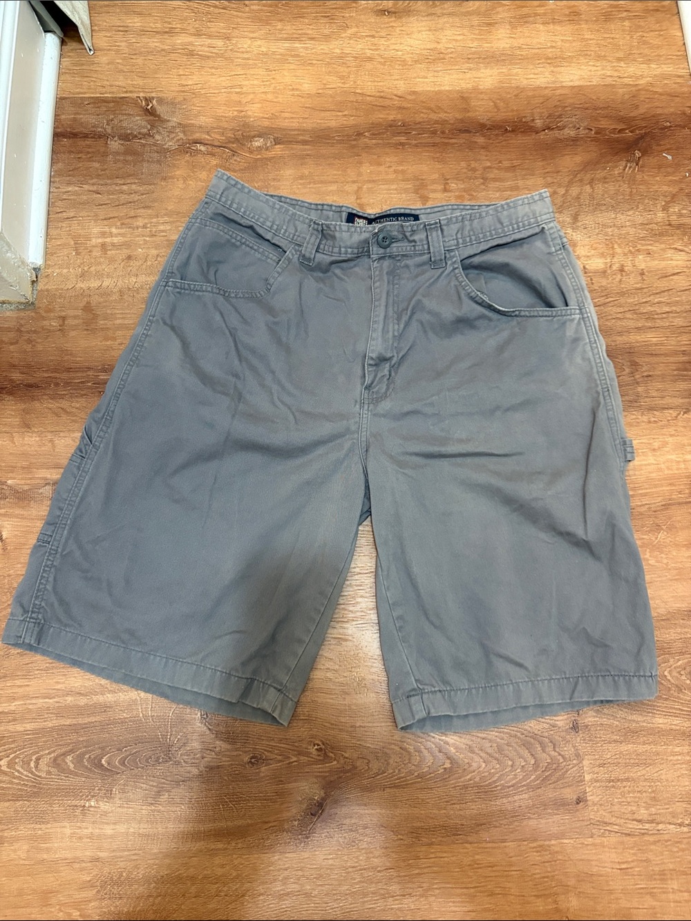 Faded Glory Men's Gray Cargo-Style Shorts Size 34